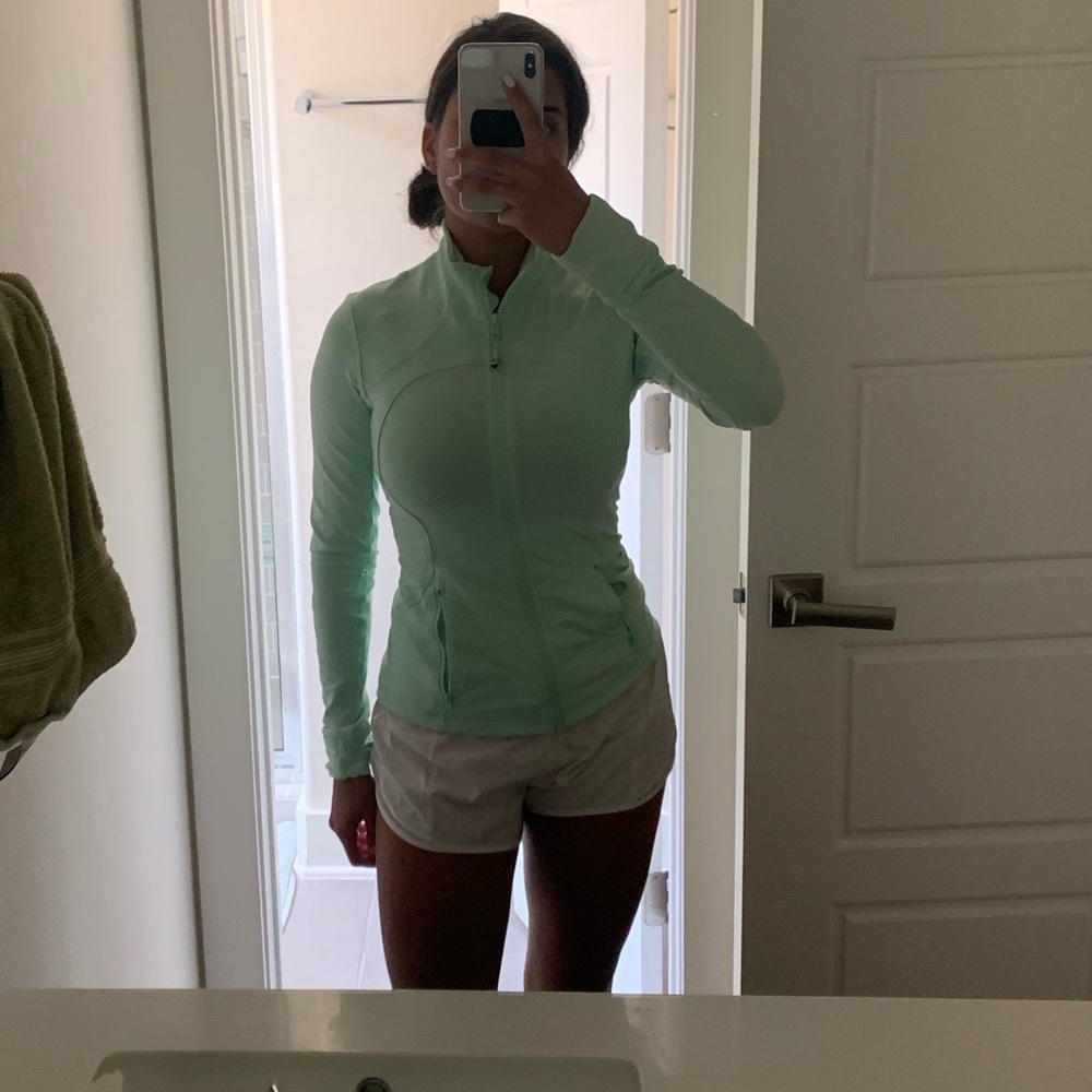 Mint Green Lululemon Jacket Size 4